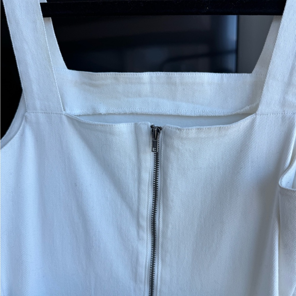 Copper Key White Denim Jumpsuit - Picture 5 of 9